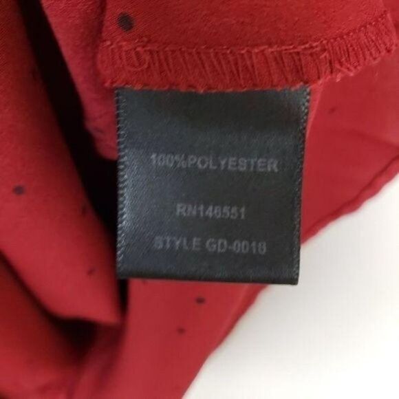 August 1 Eight v-neck asymmetrical tuck satin dress size medium - Picture 7 of 15